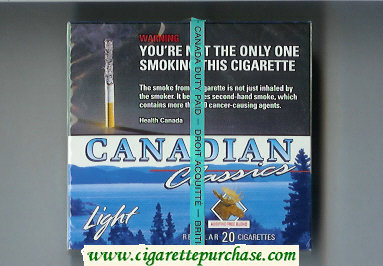 Canadian Classics Light cigarettes